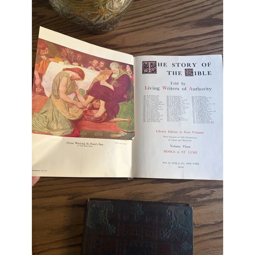 Vintage 1950s The Story Of The Bible Told By Living Writers of Authority Vol 3-4